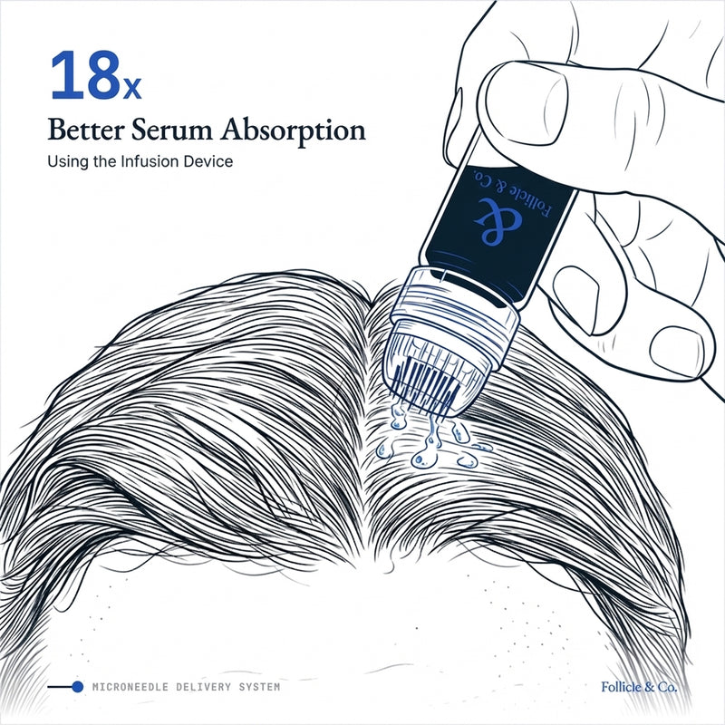 Micro-Infusion delivers 18× better active-ingredient absorption than topical serum application