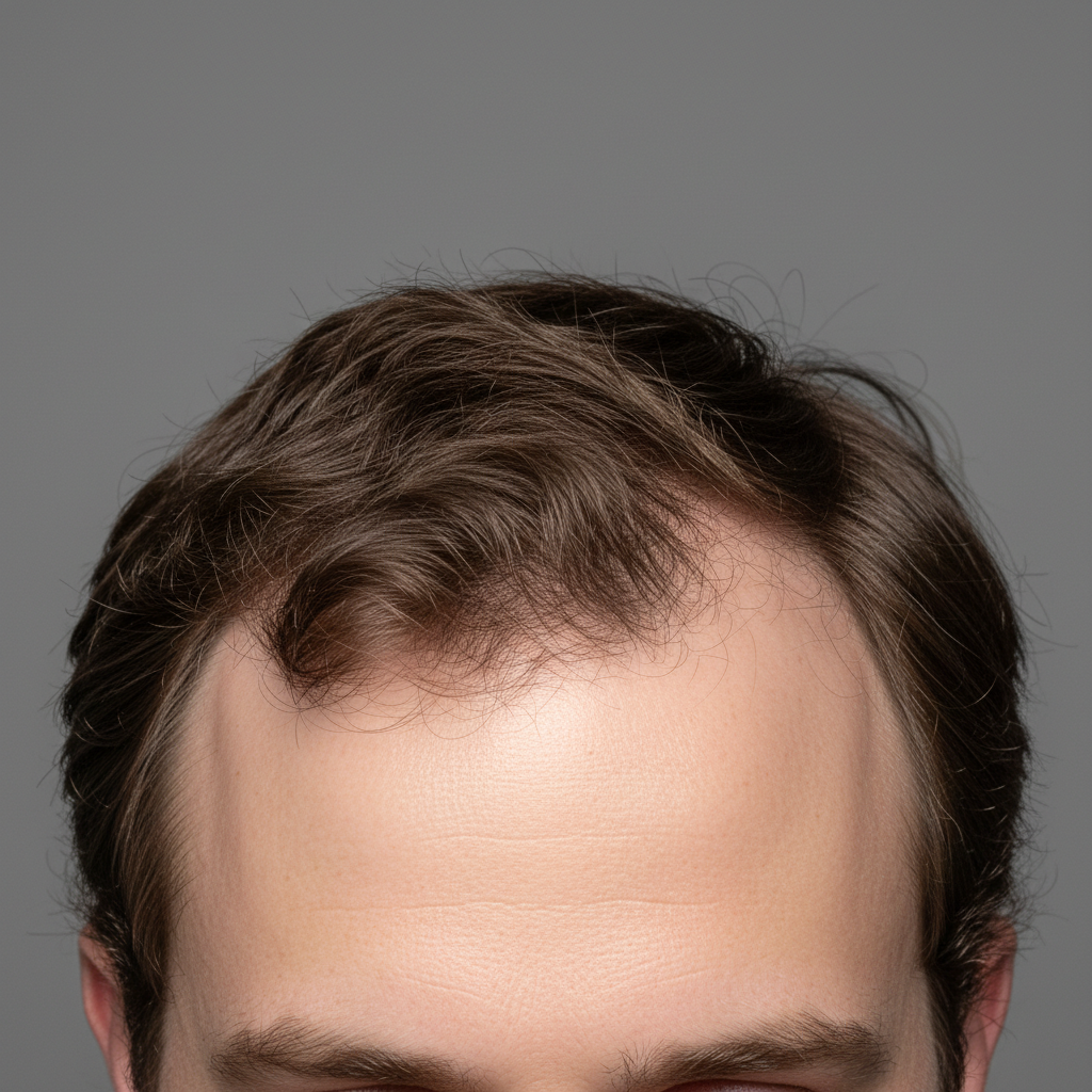 Before — Male, 28, hairline thinning