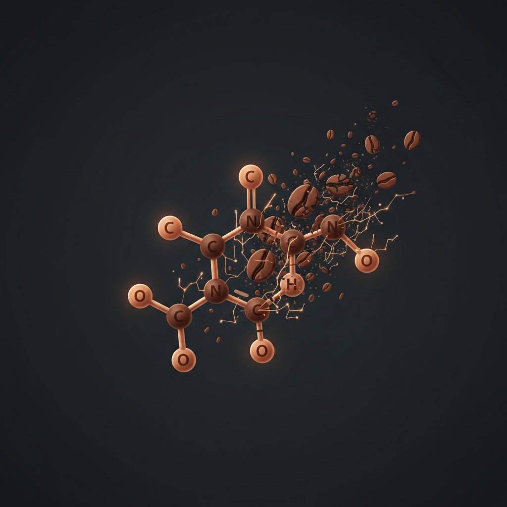 Caffeine — anti-testosterone illustration