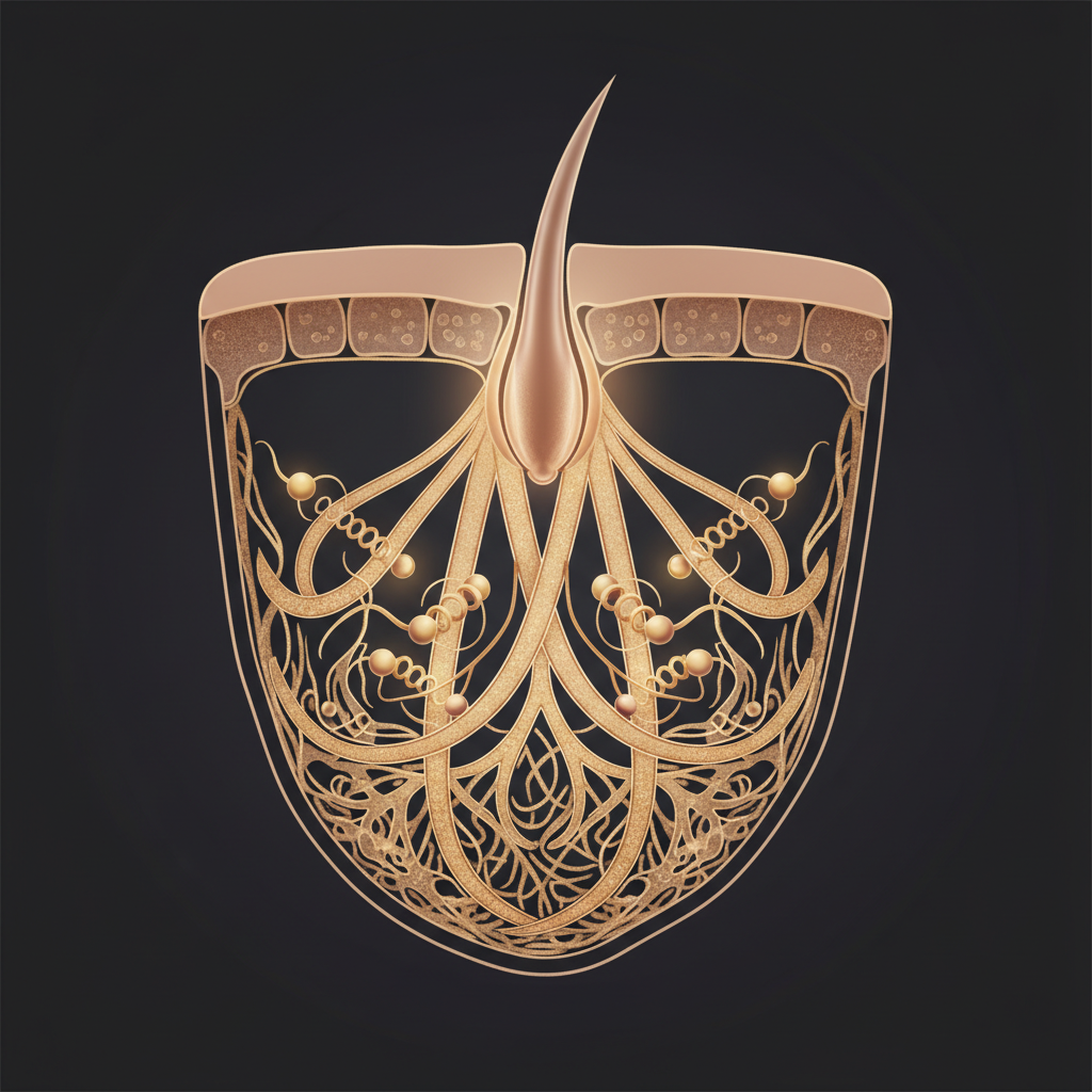 Procapil — follicle anchorage illustration